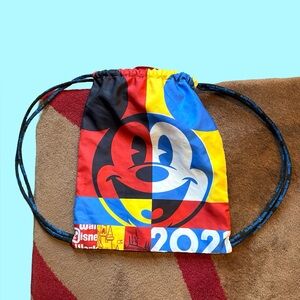 Colorful Mickey Mouse Drawstring Bag